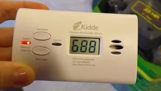 Carbon Monoxide Alarm FULL REVIEW Kidde KN-COPP-B-LPM poisonous gas detector propane meter 2 beeps