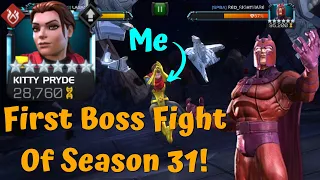 First Boss Fight Of Season 31! 4Loki vs SpBa! War #8! Crumpled?! - Marvel Contest of Champions