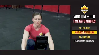 WOD 3 - The Belgian Throwdown Qualifiers