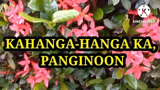 KAHANGA-HANGA KA PANGINOON (Lyrics) cover song