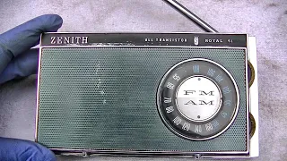 Zenith Royal 51 AM FM Radio Diagnosis and Repair Alignment