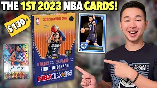 The FIRST NBA CARDS for the NEW ROOKIES! 2022-23 Panini NBA Hoops Basketball Hobby Box Early Review