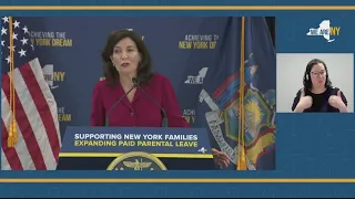 Gov. Hochul announces expansion of fully paid parental leave for state employees