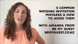 5 common wedding invitation mistakes & how to avoid them