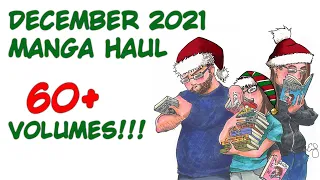 Christmas Size Manga Haul (60+ volumes) December 2021 || See What the Weeb Family Bought This Month!