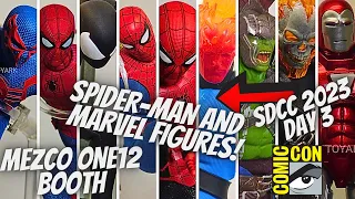 Spider-Man And Stunning Marvel Figures Mezco One:12 Collective Booth SDCC 2023 Day 3