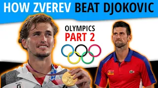 How Alexander Zverev beat Novak Djokovic at The Olympics | Toe to Toe