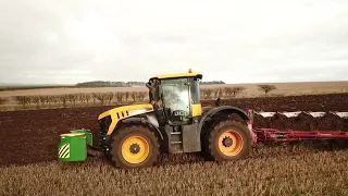 JCB FASTRAC PLOUGHING FEB 2022