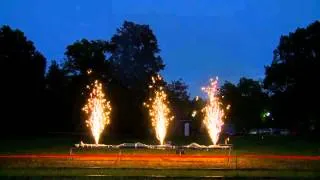 Stage Pyrotechnics - 3metre high x 10 second Duration Silver Gerb
