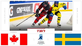 Canada vs. Sweden FULL HIGHLIGHTS | 2024 U18 Men's Worlds