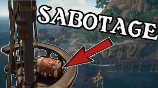 SOLO MEGA KEG SABOTAGE! - Sea of Thieves (Molten Sands Loot Steal)