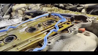 How to replace install a Valve Cover Gasket on 2010 Toyota Camry / 2006-2011 / oil leak repair