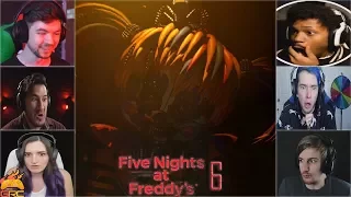 Gamers Reactions to 3... 2...1... (Scrap Baby) | Fazbear's Pizzeria Simulator (FNAF 6)