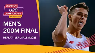 Sprint double complete! 👊 Men's 200m final | Jerusalem 2023