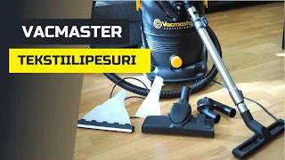 Tekstiilipesuri Vacmaster - unboxing & käyttö!