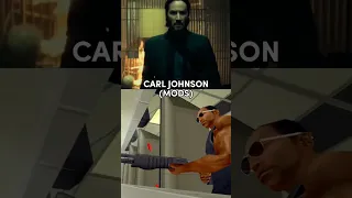 Who is stronger: John Wick vs GTA Characters / #shorts