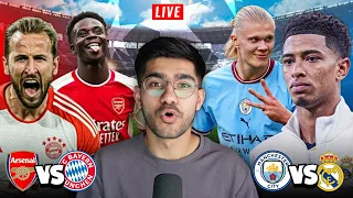 Mancity vs Real Madrid | Bayern Munich vs Arsenal | UCL Quarter Finals LIVE REACTION