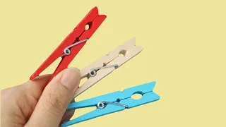 10 Amazing Life Hacks With CLOTHESPIN that are really useful - Win Tips