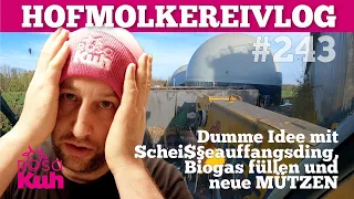 VLOG#243 Sche$§eauffangsack für Kühe, neue Mützen, Lely Collector und Biogas mit Tele füllen und