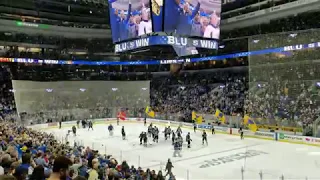 4/25/19 - Stanley Cup Playoffs Round 2 Game 1 - BLUES WIN!!!