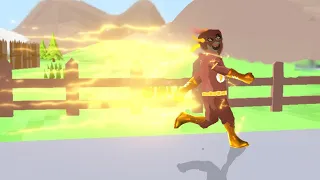 I became Flash in Dude Theft Wars