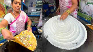 India's Biggest Cheese Cut Dosa | Indian Street Food