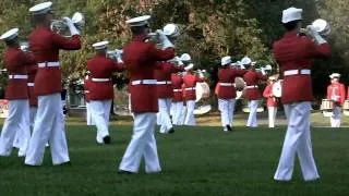 US Marines!! Sunset Parade Part I -Drum and Bugle Corps