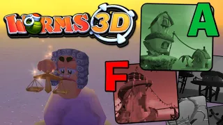 Ranking Every Mission in Worms 3D