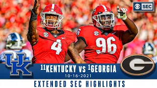 #11 Kentucky vs #1 Georgia Extended Highlights | CBS Sports HQ