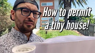 How to permit a TINY HOME on a fixed foundation in California and the steps you NEED to take!