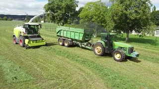 senáže 2023/john deere 8300/claas jaguar 960/tatra phoenix/