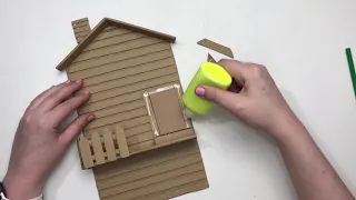 4 housekeeper ideas | DIY Miniature cardboard house | Cardboard craft