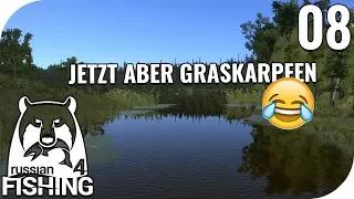 RUSSIAN FISHING 4 #08 - DIESMAL WIRKLICH GRASKARPFEN! 🎣 || PantoffelPlays