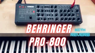 Behringer PRO-800 Demo with Reverb - No Talking -