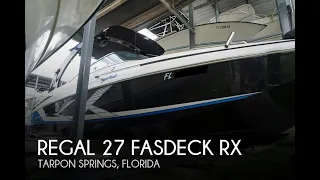 [SOLD] Used 2013 Regal 27 Fasdeck RX in Tarpon Springs, Florida