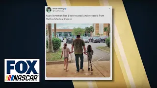 Ryan Newman already released from hospital after crash — NASCAR Race Hub crew reacts | NASCAR ON FOX