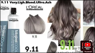 9.11 Hair Colour Loreal (Very.Ligh.Blond.Ultra.Ash)🥰Hair Colour Tutorial -9.11 With 30 Volume