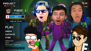 JUGANDO PROJECT PLAYTIME con YOUTUBERS !! - DeGoBooM