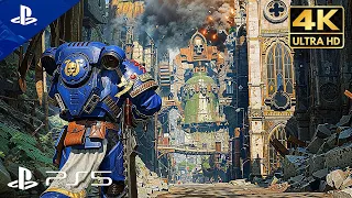 (PS5) Warhammer 40K Space Marine 2 LOOKS AMAZING Gameplay 21 Minutes [4K ULTRA Realistic Graphics]