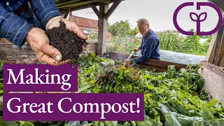 Composting from start to finish in different types of heap, including a ground level wormery
