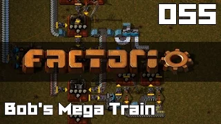 Let's Play Factorio Bob's Mega Train Part 55
