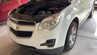 2014 Chevy equinox headlight bulb replacement WITHOUT REMOVING BUMPER!!!