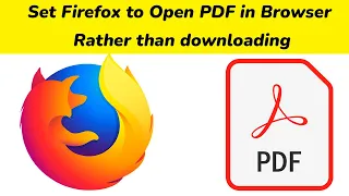 How to set Firefox to open PDF in browser rather than downloading?