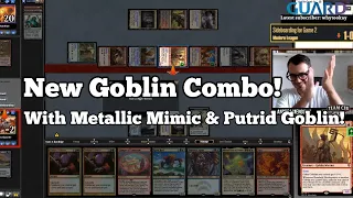 New Goblin Combo! With Metallic Mimic & Purtrid Goblin! | Modern | MTGO