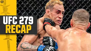 Nate Diaz DEFEATS Tony Ferguson via 4th Round SUBMISSION I UFC 279 RECAP