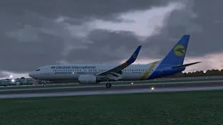 Landing In Kyiv, Ukraine | UKBB | Boryspil International Airport | Zibo Mod | X-Plane 11