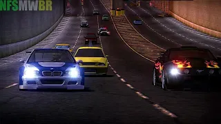 NFSMW BR 1ª CORRIDA BMW M3 GTR VS MUSTANG GT DO RAZOR!