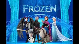 Frozen but with celebrities ❄️
