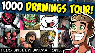 1000 DRAWINGS & ANIMATIONS (From the Best Year of My Professional Art Career)