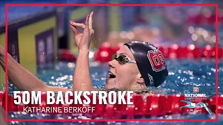 Win By .01 As Berkoff & Smith Fight For First 50M Backstroke | Phillips 66 National Championships